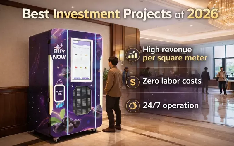 Why Soft Ice Cream Vending Machines are the Highest ROI Asset for Malls in 2026